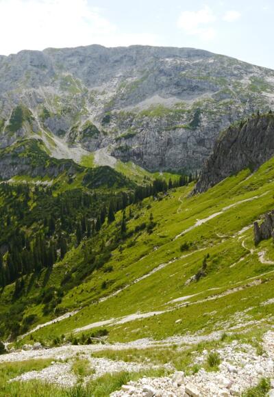 Blick auf die Hochplatte