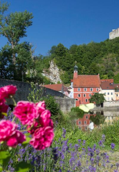 Das malerische Kallmünz am Zusammenfluss von Vils und Naab