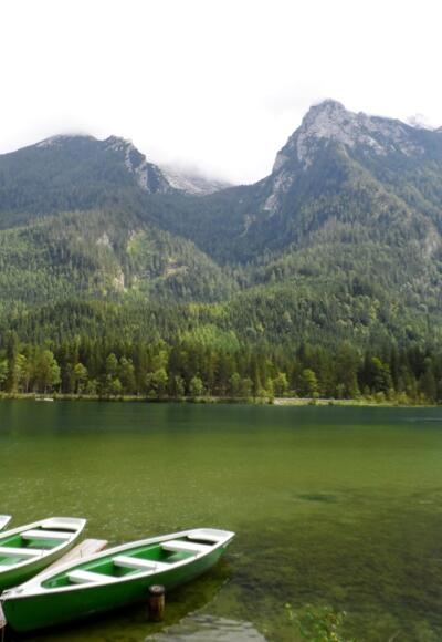 Ausblicke auf Hintersee und Hochkalter