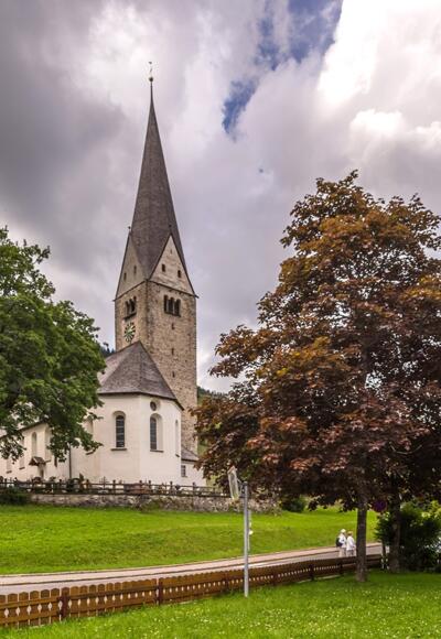 Startpunkt Walser Kulturweg Ortsrunde Mittelberg