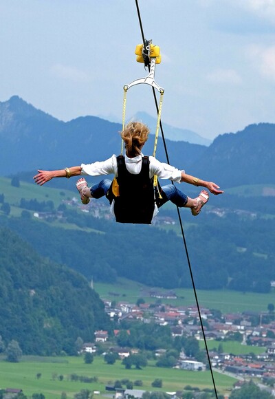 Flying Fox Oberaudorf - Radtour ab Kiefersfelden