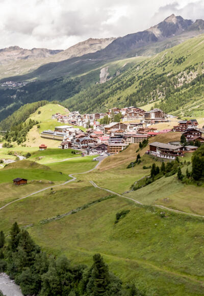 Gurgl Ortsaufnahme Sommer