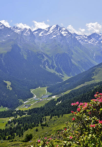 Praxmar mit Lüsener Fernerkogel
