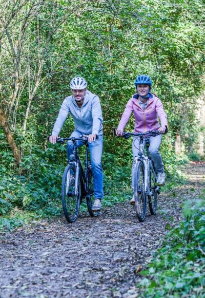 Radfahrer in der Region Inn-Salzach