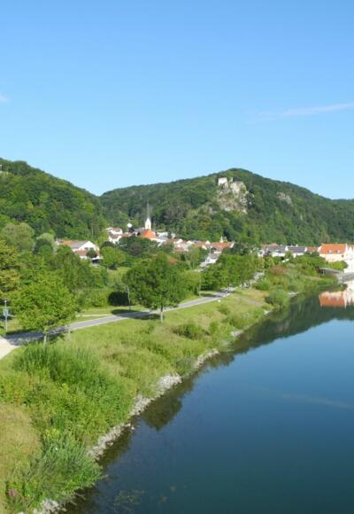 Blick auf Riedenburg im Altmühltal