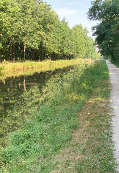 Unterwegs am Alten Kanal