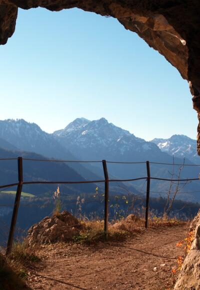 Ewige Wand Steig um 790m, Gamsfeldblick