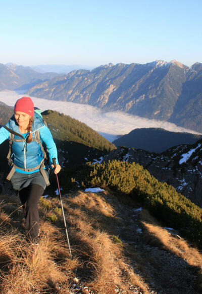 Die letzten Meter zum Gipfel