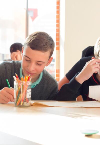 Schüler*innen der 8.Klasse der Grund- und Mittelschule Memmingerberg