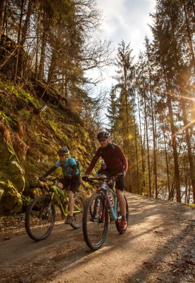 Mountainbiken im Mühlviertler Granitland