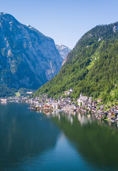 Blick auf das UNESCO Weltkulturerbe Hallstatt