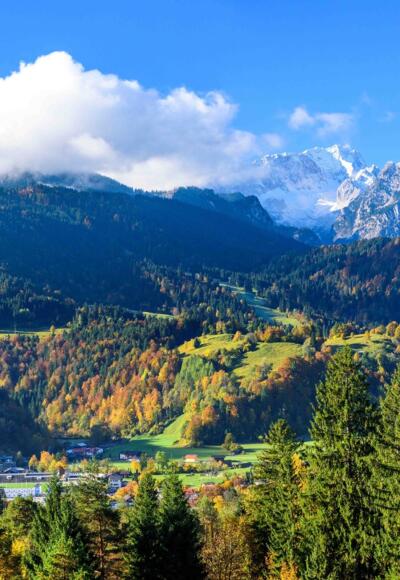 Schauplatz dieser Trailrunning-Tour ist das Gebiet um die Skisprungschanze von Garmisch-Partenkirchen