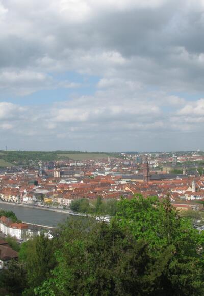 Blick über Würzburg