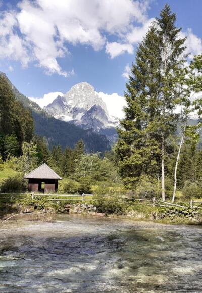 Wehr beim Schiederweiher