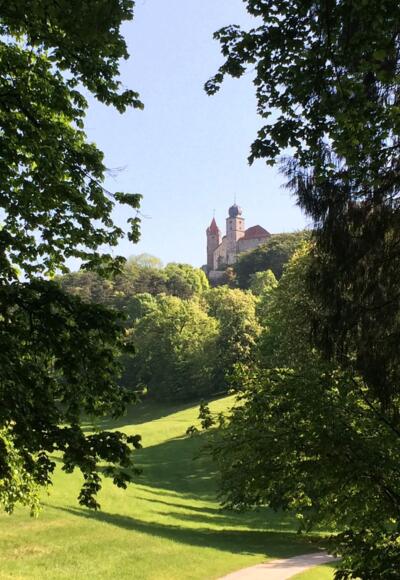 Hofgarten Coburg | Blick auf Veste