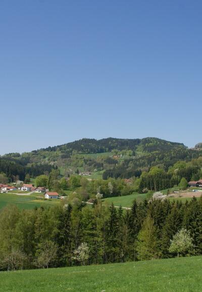 Blick von Notzling nach Sparr