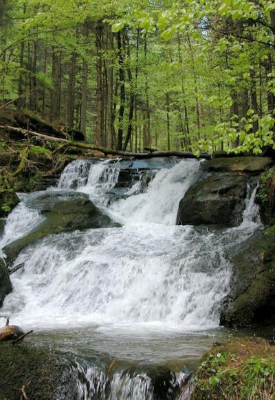Nagelsteiner Wasserfälle bei normalem Wasser