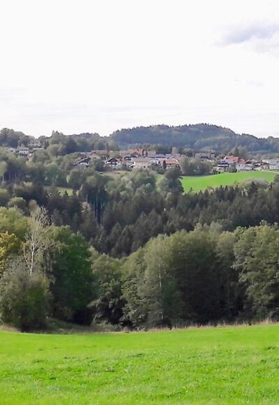 Blick vom Weiler Hof nach Konzell