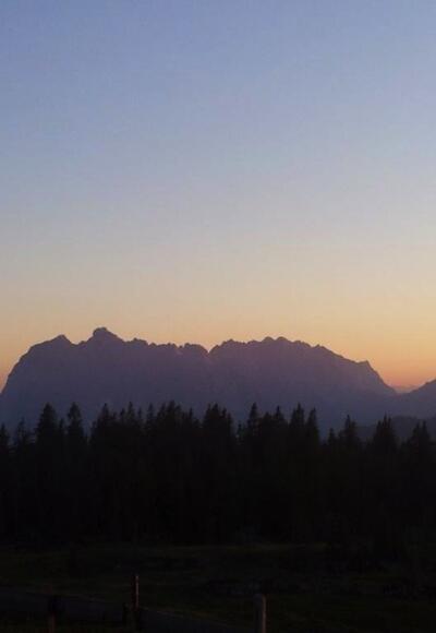 Sonnenuntergang mit Wildem Kaiser