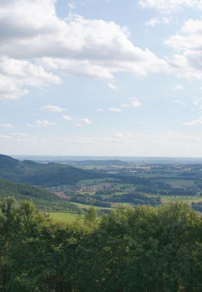 Aussicht von Hagnberg zur Donauebene