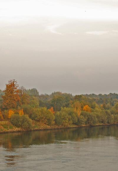 Staustufe Richtung Vohburg