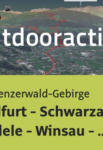 Trailrunning-Strecke im Bregenzerwald-Gebirge: Wolfurt - Schwarzach - Bödele ...
