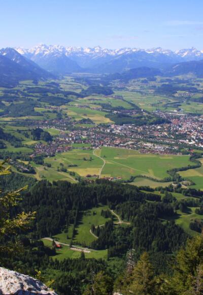 Blick auf Sonthofen