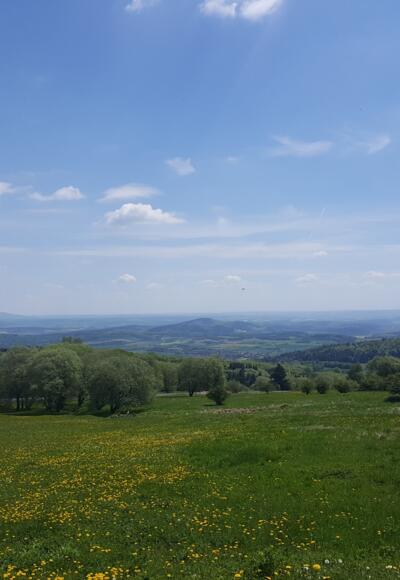 Ausblick von der Thüringer Hütte