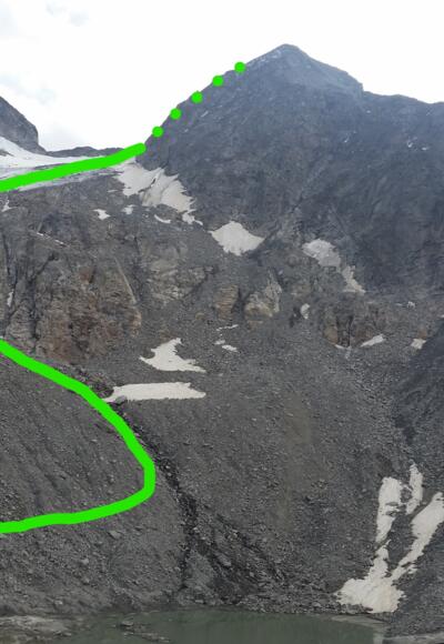 Aufstieg zur Wollbachspitze