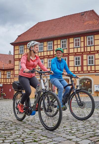 Radfahrer in Königsberg i. Bay.