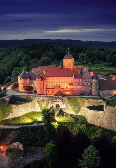 Die Festung Rosenberg in Kronach im Frankenwald