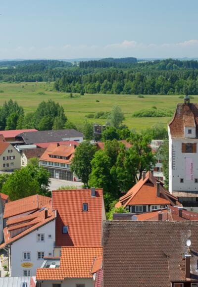 Blick über die Altstadt von Isny