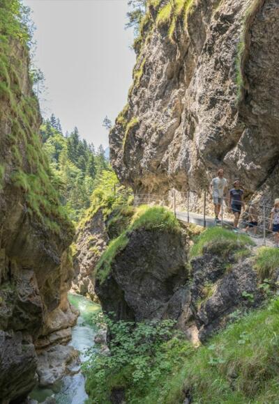 Tiefenbachklamm Wanderung Familie
