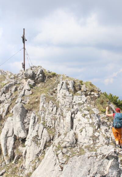 Der schöne Gipfelkamm der Ruchenköpfe (1805 m)