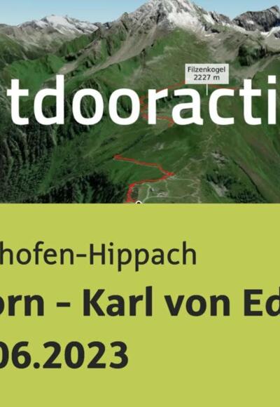 Wanderung in Mayrhofen-Hippach: Ahorn - Karl von Edel Hütte 29.06.2023