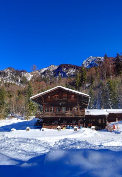 Berggasthaus Belckenau im Winter