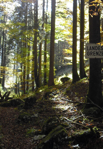 Landesgrenze Bayern - Tirol