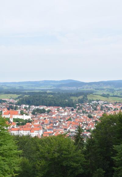 Blick vom Kalvarienberg auf Füssen