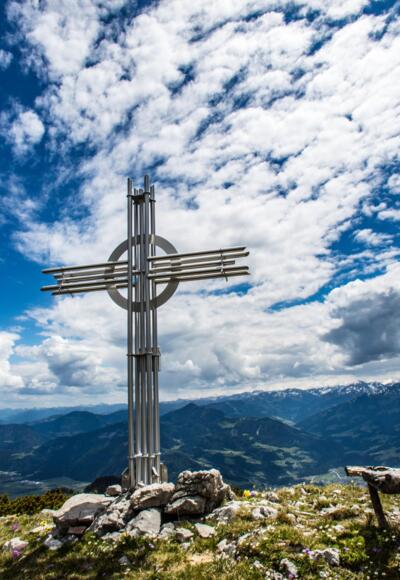 Münster, Rofan, Latschberg, Sommer, Gipfelkreuz, A