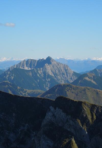 Blick vom Schafreuter bis zum Großvenediger