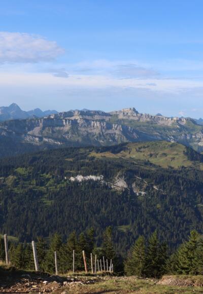 Ausblick Riedberger Horn