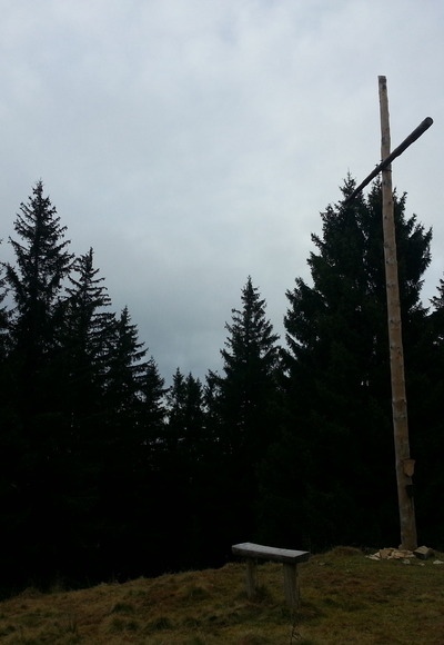 am Gipfel des Hochschergen