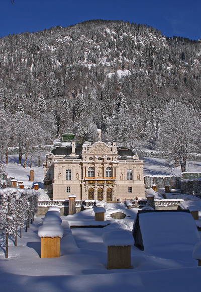 Vebindungsloipe Linderhof Graswang - Schloss Linderhof