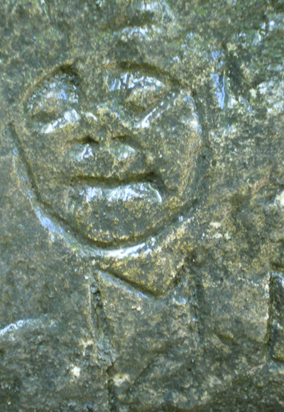 Grottenweg Oberammergau, Felsritzungen