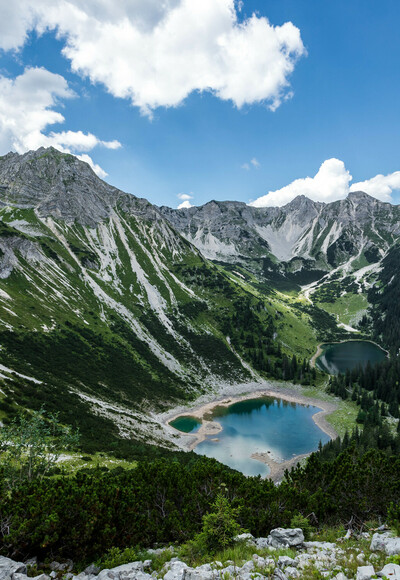 Bergseen (Soiernseen) von oben