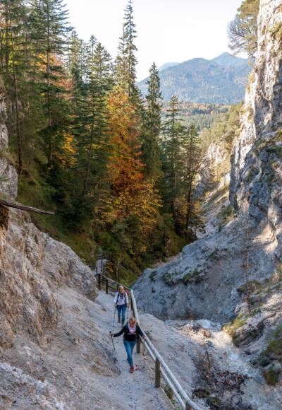 Durch die Hüttlebachklamm