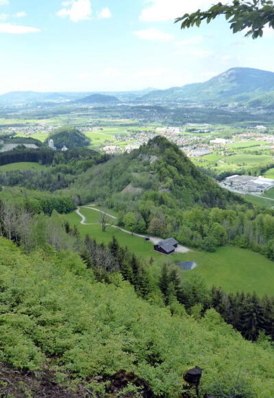 Der Blick von der Köppelschneid auf den Gutratberg.