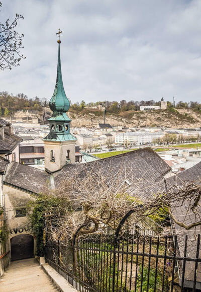 Blick auf Salzburg, Stadtwanderung
