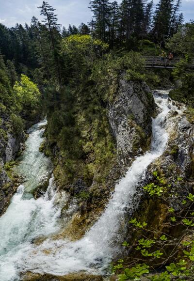 Ganz nah am Wasser: wunderbarer Wildbach im Gleirschtal.