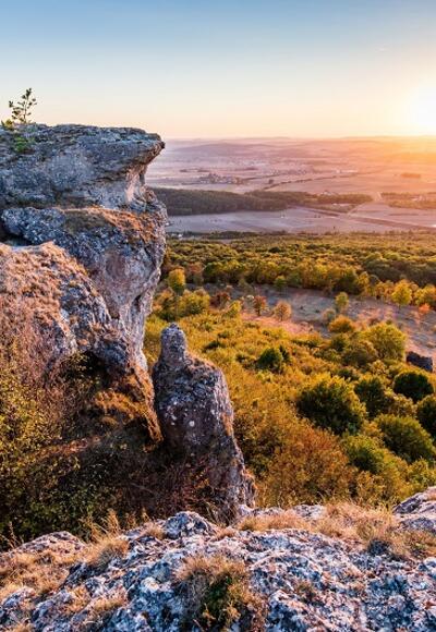 Sonnenuntergang auf dem Staffelberg